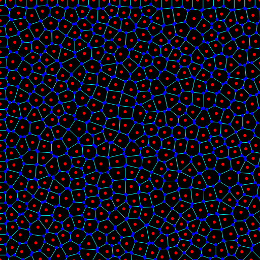 Voronoi with circumcenters detail view