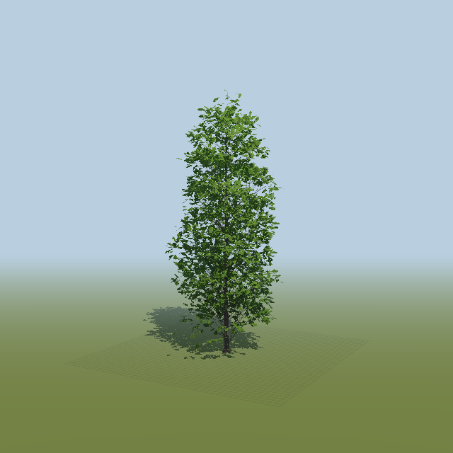 Narrow crown grown with lambda 0.56